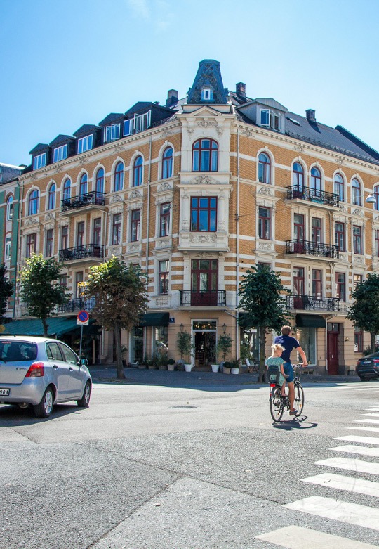 Sameiegård i Oslo med fast oppgangsvask